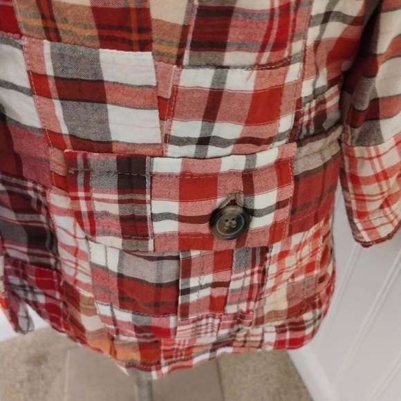 LIZ Claiborne Size Small Plaid Blazer - Picture 4 of 12